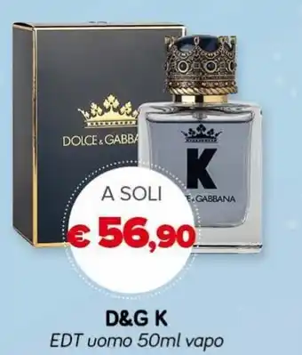 Il Tulipano D&G K EDT uomo 50 ml vapo offerta