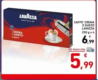 Spazio Conad Caffè crema e gusto lavazza offerta