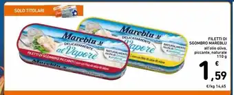 Spazio Conad Filetti di sgombro mareblu offerta