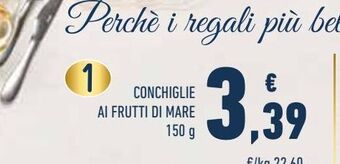Conad Conchiglie ai frutti di mare offerta