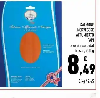 Conad Salmone norvegese affumicato papi offerta