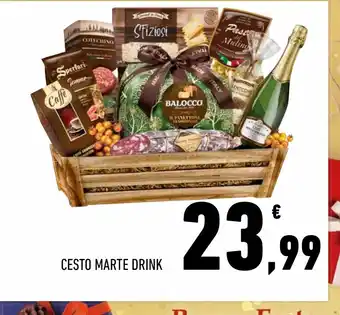 Conad Cesto marte drink offerta