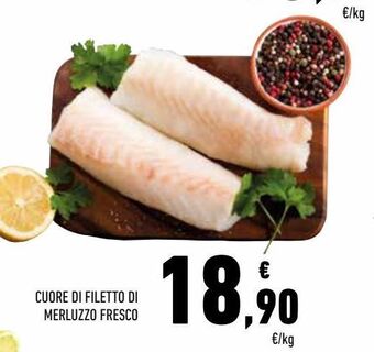 Conad Cuore di filetto di merluzzo fresco offerta