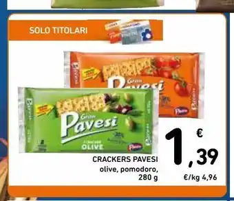 Spazio Conad Crackers pavesi offerta
