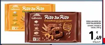 Spazio Conad Frollini riso su riso galbusera offerta