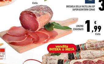 Conad Lonzino stagionato offerta