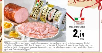 Conad Arista al forno gardani offerta