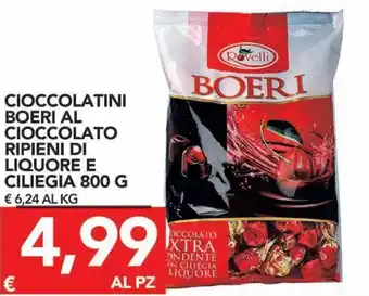 Rovelli Cioccolatini Boeri Al Cioccolato Ripieni di Liquore E Ciliegia 800 g