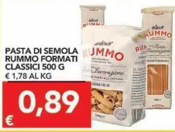 TuoDi Rummo Pasta di Semola Formati Classici 500 g offerta