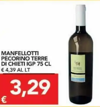 TuoDi Manfellotti Pecorino Terre Di Chieti IGP 75 cl offerta