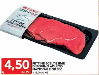TuoDi Fettine Sceltissime Di Bovino Adulto Nazionale gr 300 offerta