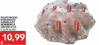 TuoDi Noribérica Polpo Riccio Eviscerato Surgelato 300/500 g CA offerta