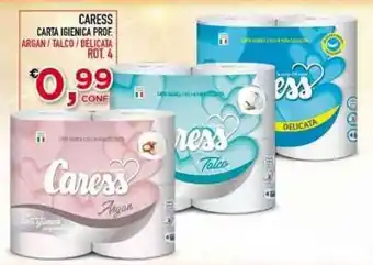 Gran Risparmio Caress Carta Igienica Prof. Rot. 4 offerta