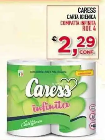 Gran Risparmio Caress Carta Igienica Rot. 4 offerta