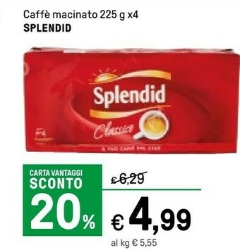 Iper La Grande Splendid Caffè offerta