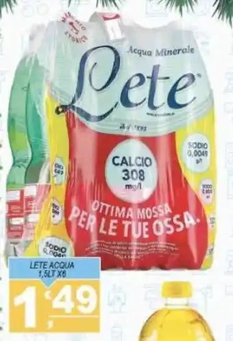Lete Acqua 1,5 lt x6