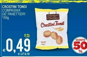 MD Discount Compagnia dei panettieri Crostini Tondi offerta