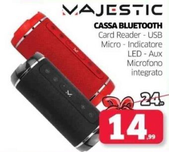 Majestic Cassa Bluetooth