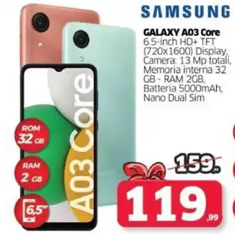 Telitaly Samsung Galaxy A03 Core 720x1600 offerta
