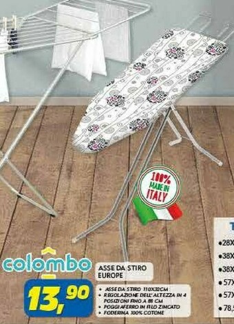 Risparmio Casa Colombo Asse Da Stiro Europe offerta
