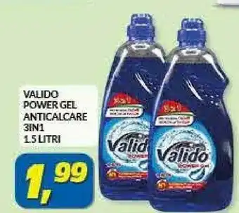 Risparmio Casa Valido Power Gel Anticalcare 3in1 offerta