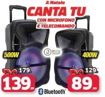 Canta Tu con Microfono e Telecomando 400W