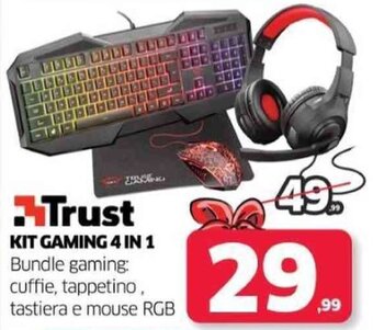 Telitaly Trust Kit Gaming 4 in 1 offerta