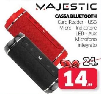 Majestic Cassa Bluetooth