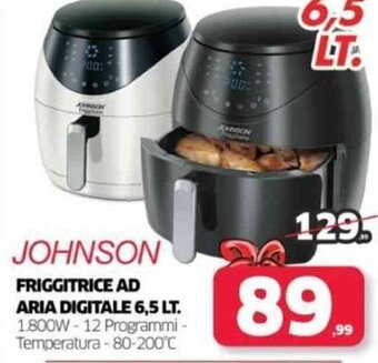 Telitaly Johnson Friggitrice Ad Aria Digitale 6,5 Lt. offerta