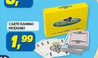 Risparmio Casa Modiano Carte Ramino offerta