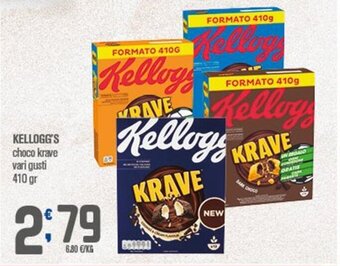 Ottimo Market Kellogg's choco krave vari gusti 410 gr offerta