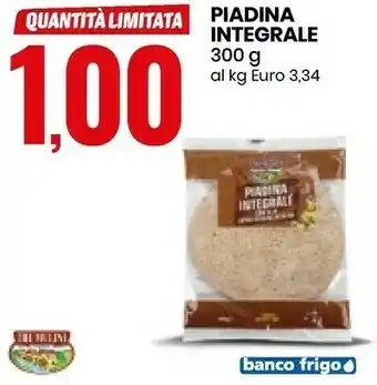 Eurospin Piadina Integrale offerta