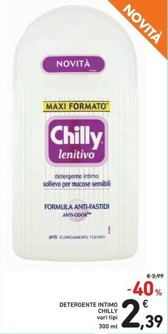 Conad Chilly Detergente intimo offerta