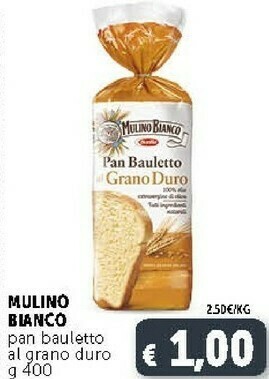 Deco Supermercati Mulino Bianco Pan Bauletto offerta