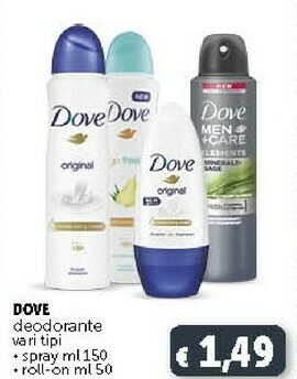 Deco Supermercati Dove Deodorante offerta