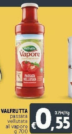 Deco Supermercati Valfrutta Passata Vellutata 700 G(ml) offerta