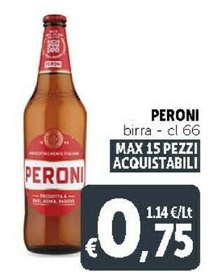 Deco Supermercati Peroni Birra 660 G(ml) offerta