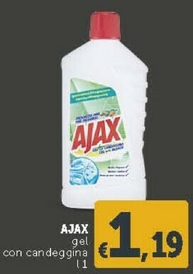 Deco Supermercati Ajax Gel Con Candeggina offerta