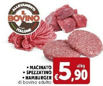 Decò - Hamburger Bovino Adulto