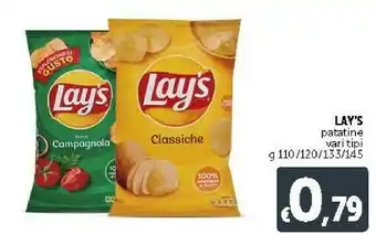 Deco Supermercati Lays Patatine offerta