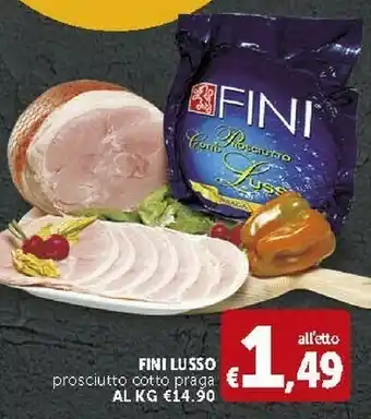 Deco Supermercati Fini Prosciutto Cotto Praga Lusso offerta