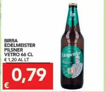TuoDi Edelmeister Pilsner Birra Vetro 66 cl offerta
