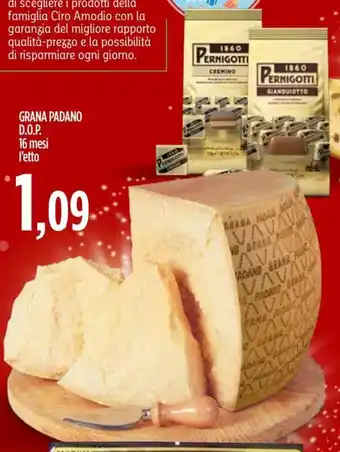 Ciro Amodio Grana Padano D.O.P 16 mesi l'etto offerta