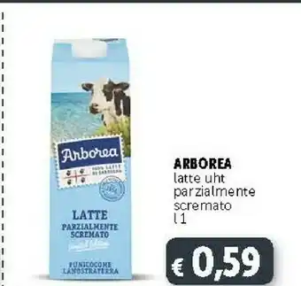 Deco Supermercati Arborea Latte parzialmente scremato offerta