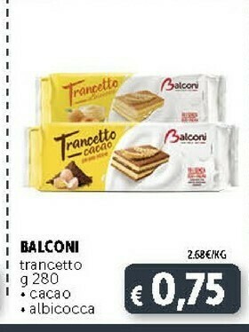 Deco Supermercati Balconi Merendine offerta