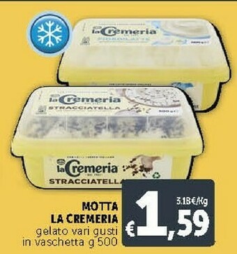 Deco Supermercati Motta La Cremeria Senza Lattosio Cacao Stracciatella 500 G(ml) offerta