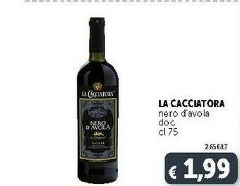 Deco Supermercati La cacciatora Nero d'Avola offerta