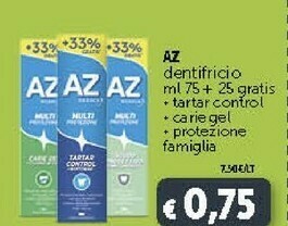 Deco Supermercati Az Dentifricio offerta