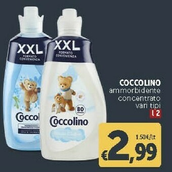Deco Supermercati Coccolino Ammorbidente Concentrato offerta