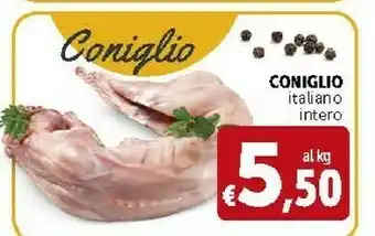 Deco Supermercati Coniglio Italiano Intero offerta